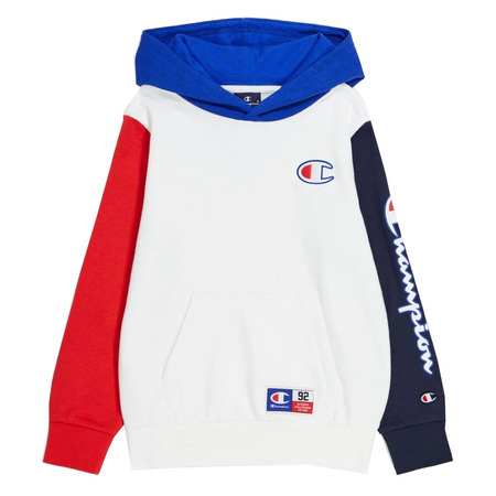 Champion Kinder Sport Lifestyle Basketball Kapuzen Logo C "Weiß"