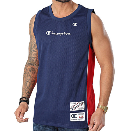 Champion Legacy Basketball Großes Logo Tank Top "Navy"