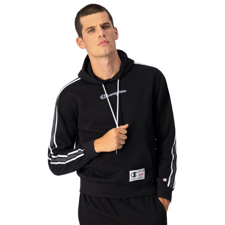 Champion Legacy Basketball Kontrast Details Fleece Hoodie "Black"