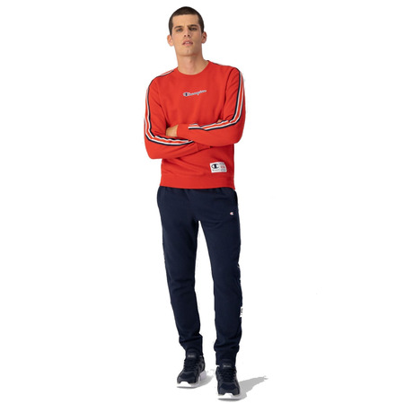 Champion Legacy Basketball Kontrast Details Fleece Sweatshirt "Red"