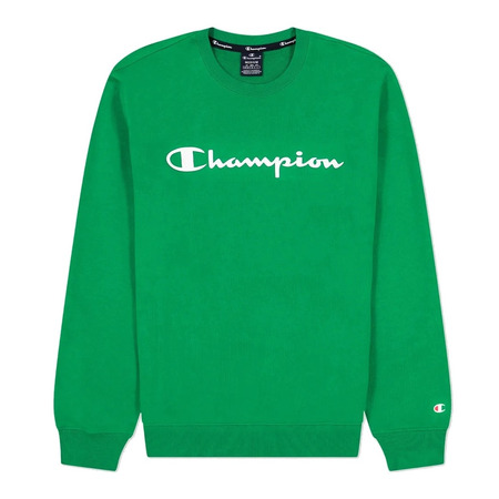 Champion Legacy Big Script Logo Crewneck Sweatshirt "Green"