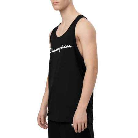 Champion Legacy Kontrast Scrip Logo Tank Top "Schwarz"