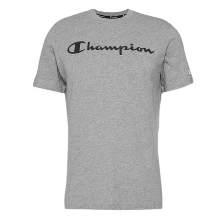 Champion Legacy Baumwolle Kontrast Scrip Logo T-Shirt "Grey"