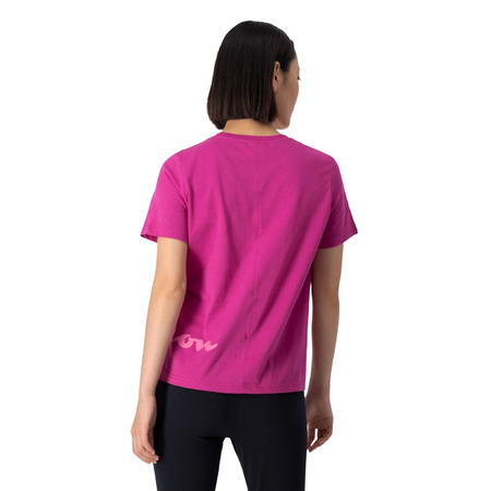 Champion Legacy Baumwoll T-Shirt mit bunten Details "Pink"