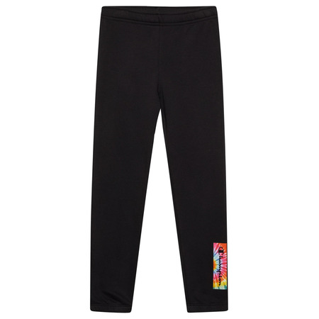 Champion Legacy Girls Scrip Logo Regenbogen Leggings "Schwarz"