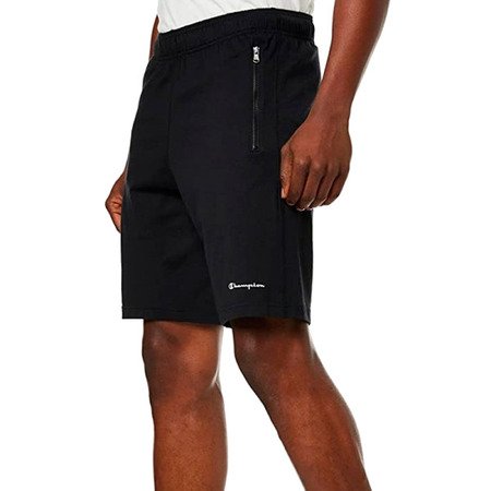 Champion Legacy Mini Script Logo Taschen Zip Shorts "Navy"