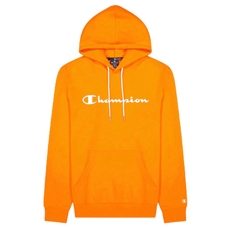 Champion Legacy Script Logo Baumwolle Terry Hoodie "Orange"