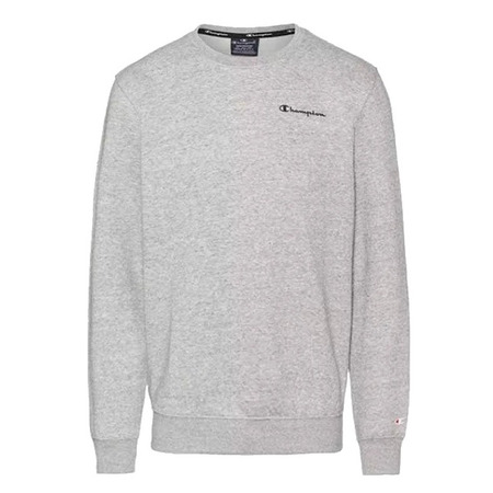 Champion Legacy Small Script Logo Crewneck Sweatshirt "Light Grey"