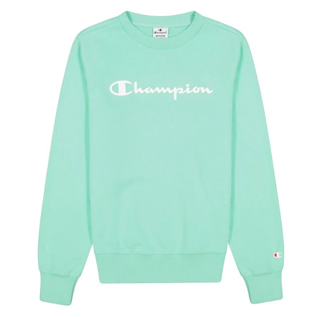 Champion Legacy Wm ́s Front Script Logo Sweatshirt "Lime Green"