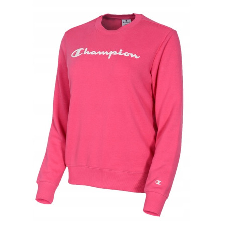 Champion Legacy Wm ́s Front Script Logo Sweatshirt "Pink Fuschia"