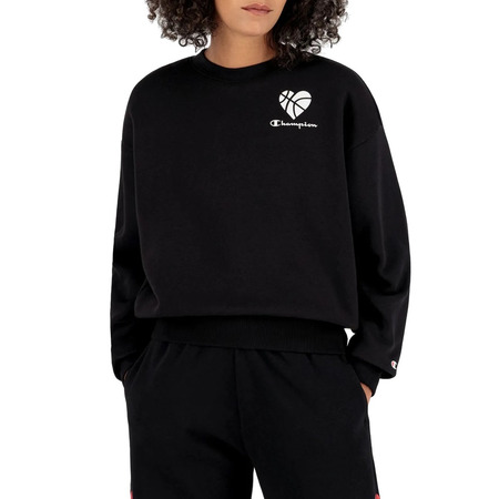 Champion Legacy Wm ́s Myla Logo Love Sweatshirt "Black"