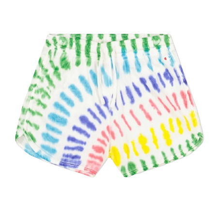 Champion Legacy Wm ́s Tie Dye High-Waist Shorts "White"