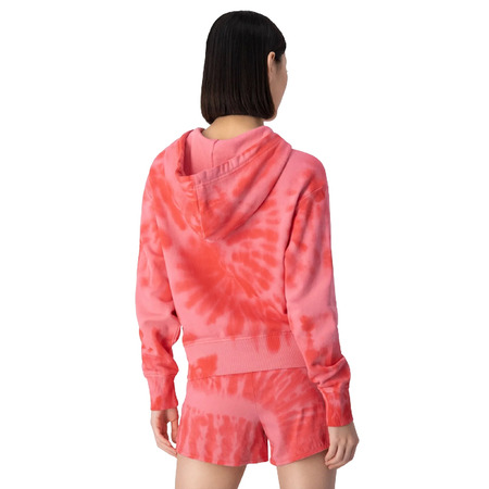 Champion Legacy Wm ́s Tie Dye Scrip Logo Hoodie "Red"