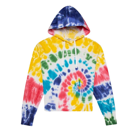 Champion Legacy Wm ́s Tie Dye Scrip Logo Hoodie "White"