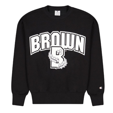 Champìon Legacy Wmns University Brown Logo Licht Fleece Sweatshirt