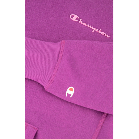 Champion Legacy Wn ́s Small Script Logo Print Hoodie "Purple"