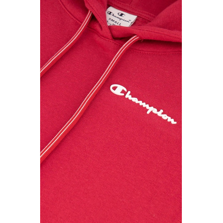 Champion Legacy Wn ́s Small Script Logo Print Hoodie "Burgundy Red"