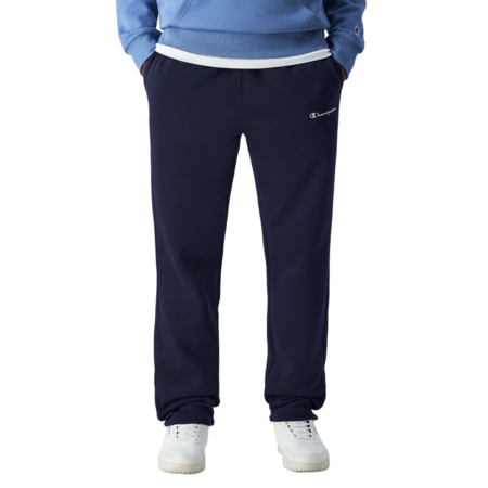 Champion Logo Straight Leg Fleece Joggers "Dark Blue"