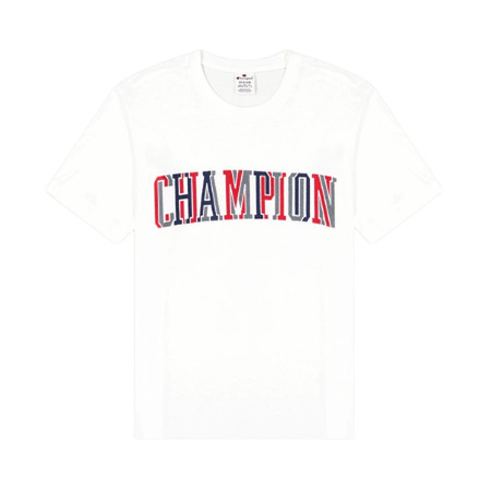 Champion Multicolour Bookstore Baumwolle T-Shirt "White"