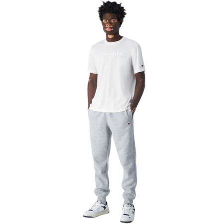 Champion Ribbed Manschetten Fleece Slim Fit Joggers "Light Grey"