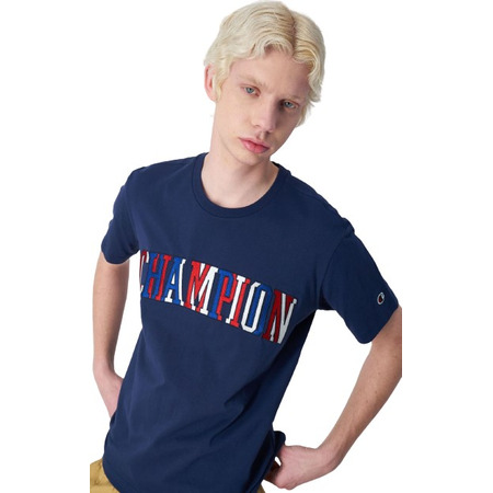 Champion Rochester Buchhandlung Multicolour Cotton T-Shirt "Navy"