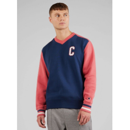 Champion Rochester Buchhandlung V-Neck Fleece Sweatshirt "Navy-Red"