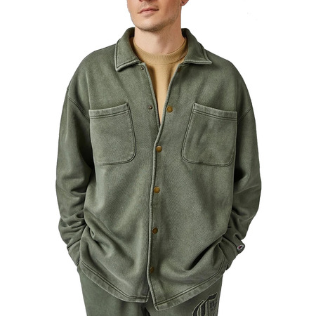 Champion Rochester Garment-Dyed Heavy Full Buttons Fleece Jacke