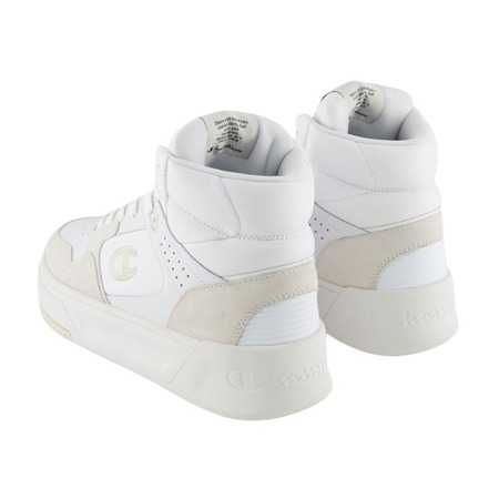 Champion Rochester Z80 Leder Hi Plataform SL Mid Wmns "White"