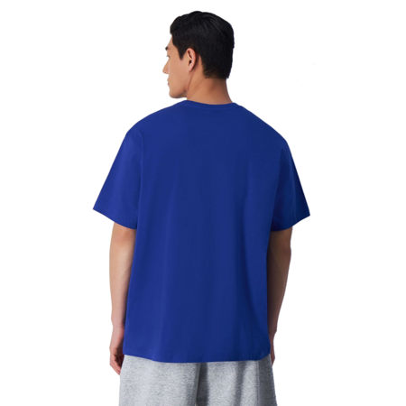 Champion Sport Lifestyle Basketball Stretch Baumwolle T-Shirt "Blau"