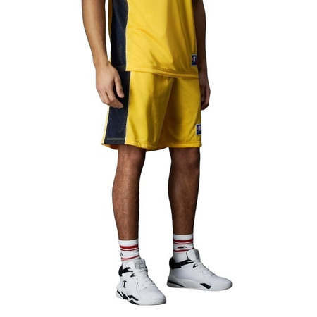 Champion Sport Lifestyle Basketball USA Logo Mesh Shorts "Buttercup Yellow"