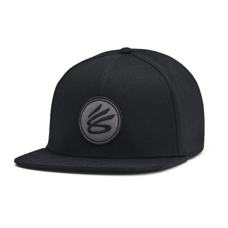 Curry Flat Brim Snapback "Black"