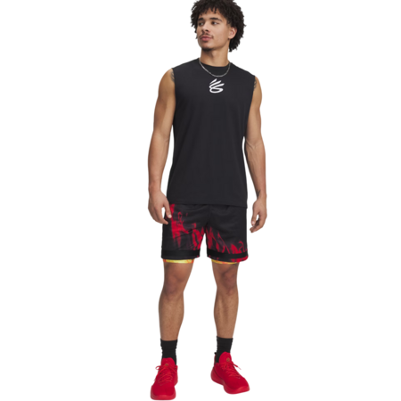 Curry Men's Statement Shorts "Black-Fire"