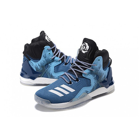 Adidas D Rose 7 "Halloween" (Tech Steel/core black/ice blue)