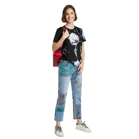 Desigual 100% Algodón Mickey Maus T-Shirt