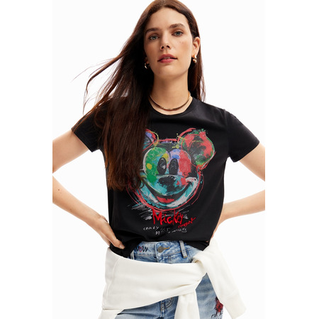 Desigual Arty Mickey Maus T-Shirt "Black"