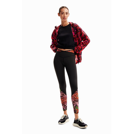 Desigual Butterfly Sport Leggings "Schwarz"