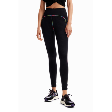 Desigual Contrasting Sport Leggings "Schwarz"