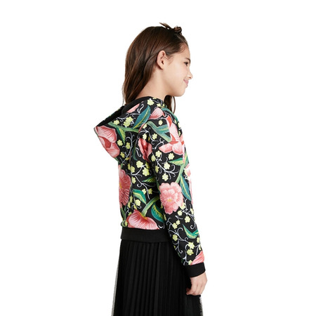 Desigual Girls Blume Kapuzenpullover