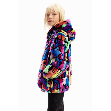 Desigual Girls Mehrfarbig Pelzjacke "Tutti Fruti"