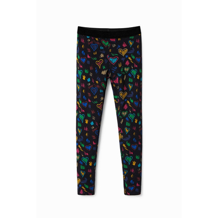 Desigual Girls Slim Heart Leggings