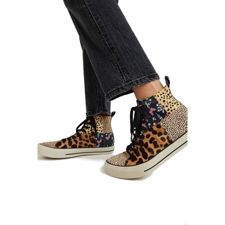 Desigual High-top Sneakers Patchfell "Safari"