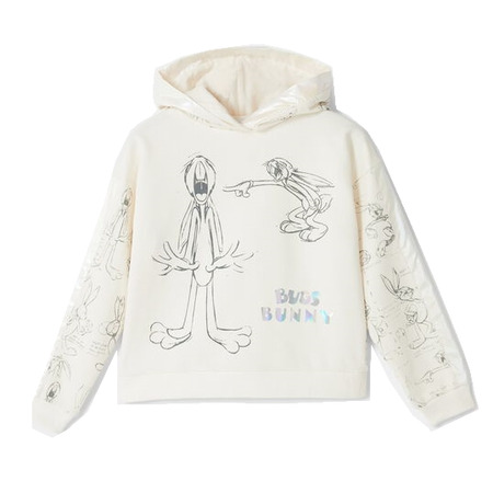 Desigual Girls Kapuzenpullover Bugs Bunny