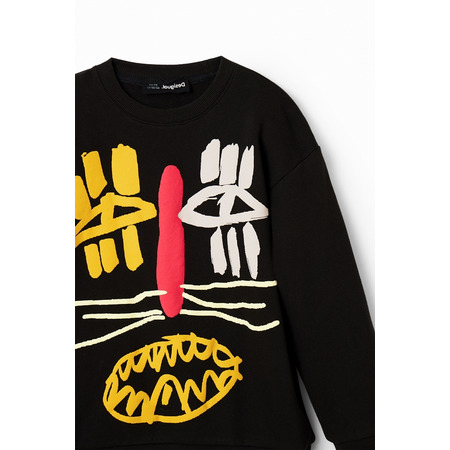 Desigual Junior Embosses Illustration Sweatshirt