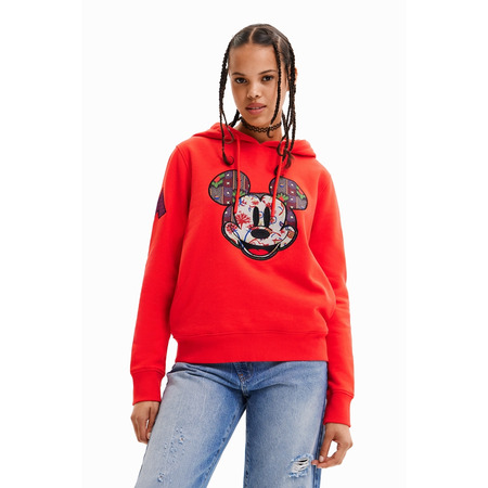 Desigual Large Disney\'s Mickey Mouse Patch Sweatshirt