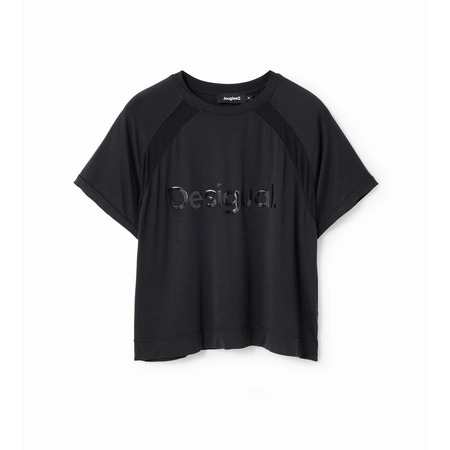 Desigual Mesh Sport T-Shirt "Black"