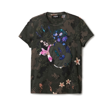 Desigual Mickey Maus Camouflage T-Shirt