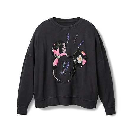 Desigal Mickey Maus Sequin Sweatshirt