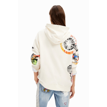 Desigual Oversize Mickey Maus Sweatshirt "Beige"