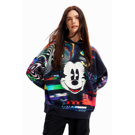 Desigual Oversize Mickey Maus Sweatshirt "Black"