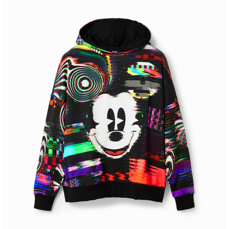 Desigual Oversize Mickey Maus Sweatshirt "Black"